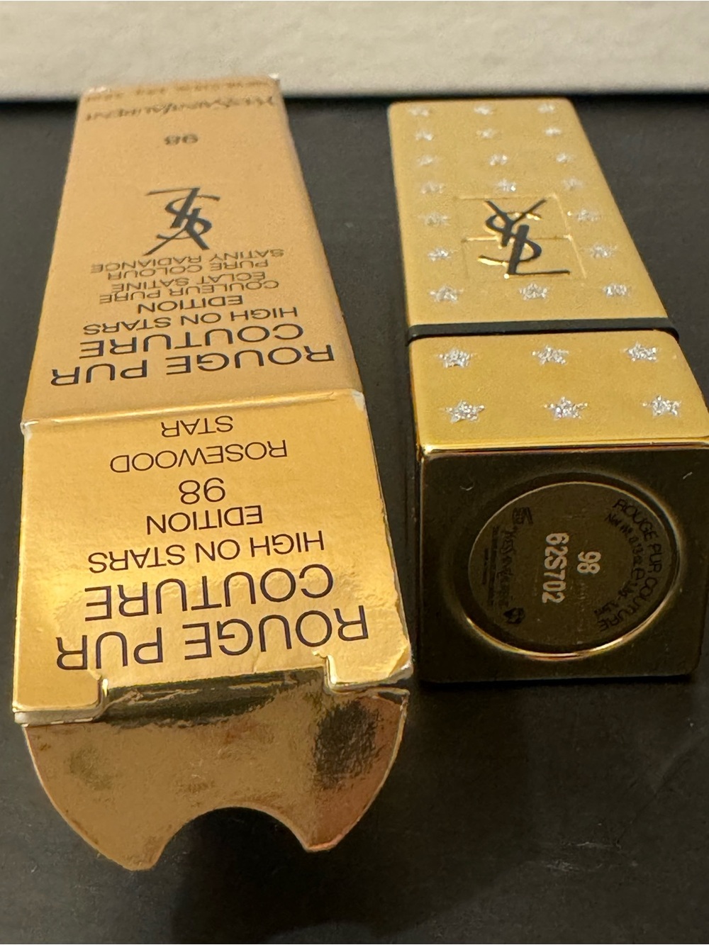 BNIB YSL Rouge Pur Couture 2019 High On Stars 98 Rosewood Star - Collector - Picture 7 of 15